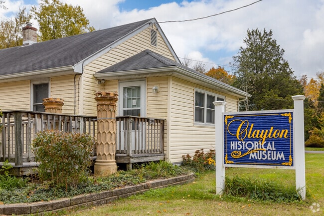 Visit the Clayton Historic Museum before heading to Autumn Pasquale Memorial Park.