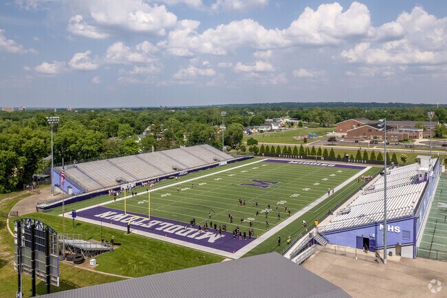 The Middletown High School football team plays at Barnitz Stadium.