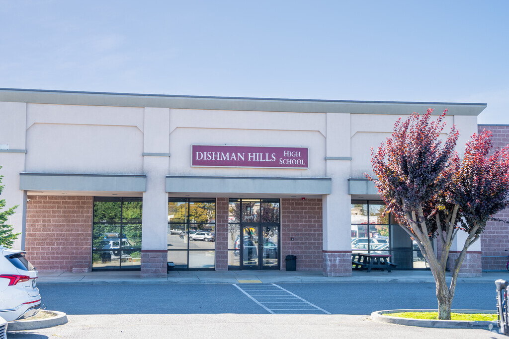 Dishman Hills High school sits in the middle of Spokane Valley.