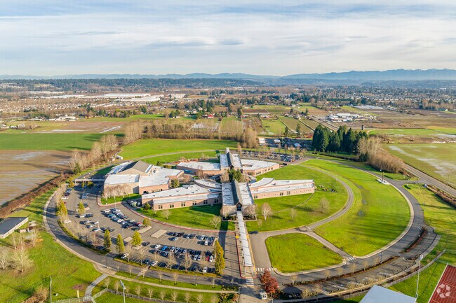 Circular layout of Chief Leschi School