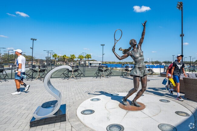 Future stars train, workout and receive cryotherapy at the Sarah Vande Berg Tennis Center.