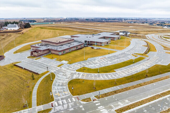 Ashbury Elementary School can be found just to the south of Highway 370.