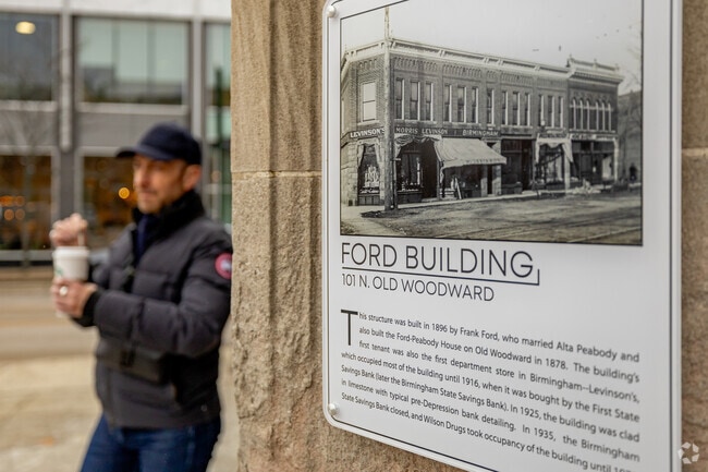 As an offshoot of the main road, Old Woodward runs through the heart of downtown Birmingham.