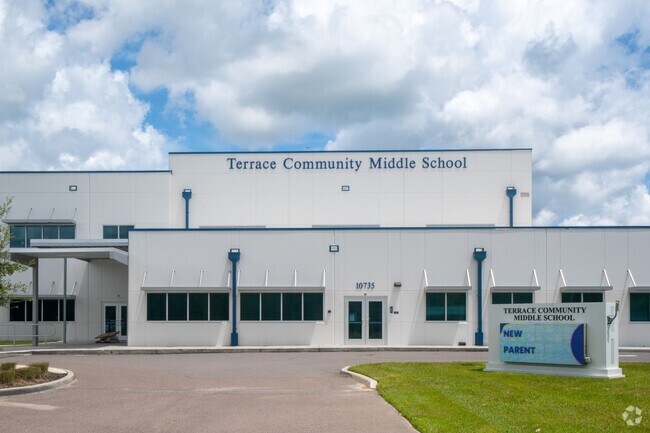 Terrace Community Middle School serves the Temple Terrace community.