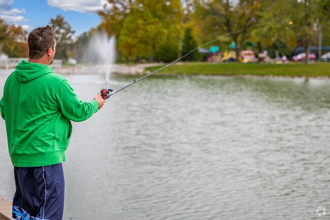 From sunup to sundown, Drost Park in Maryville is a bustling hub for fishing activity.