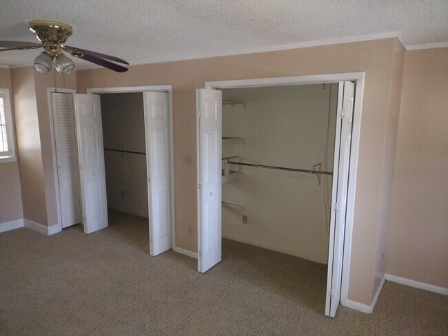 Master bedroom east closets