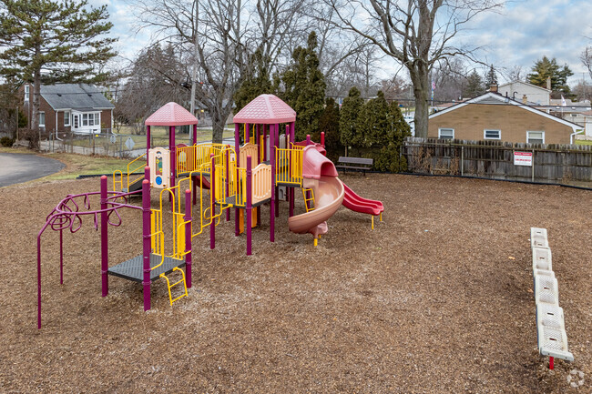 Main playground for students attending St. Linus School.
