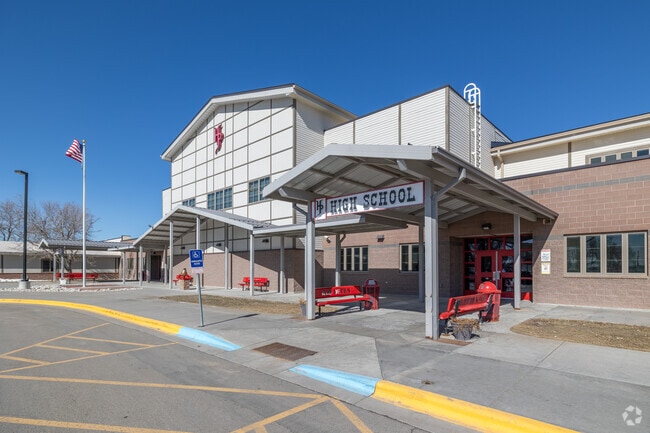 Athletic events at Huntley Project High School boost school spirit and teamwork.