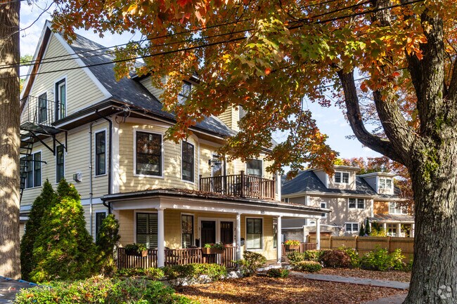 Many old homes around Coolidge Corner have been converted into charming multi-families.