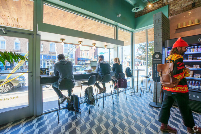 Get into a productive zone at Bovaconti Coffee in Fountain Square.