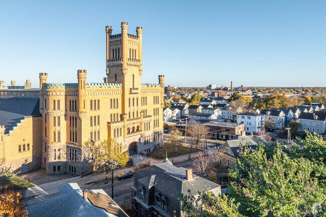 Cranston Street Armory is a famous landmark in the West End.