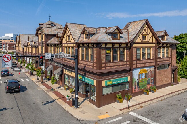Cedar-Fairmount’s first major building and commerce center, the Heights Center Building.