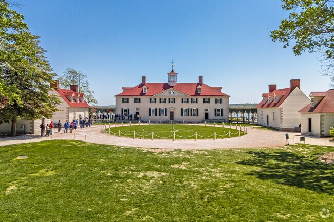 Tourists everyday come to visit George Washington's Mount Vernon home and estate.
