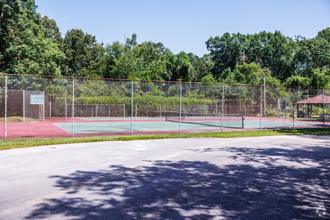 Private parks include amenities like pools and tennis courts throughout Reservoir.