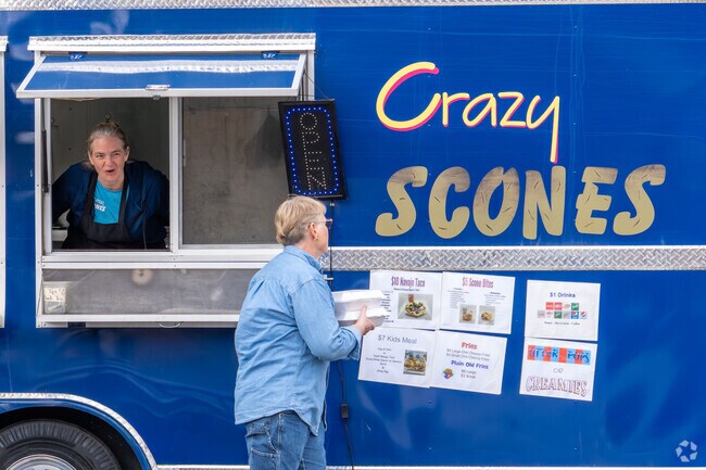 Crazy Scones is a mobile restaurant in downtown Manti.