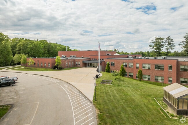 Front entrance at Ponaganset Middle School.