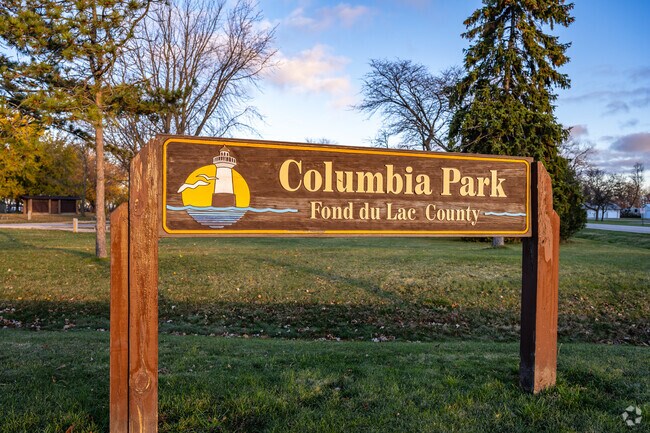 Columbia Park is a great park near Brothertown, with a boat launch and camping.
