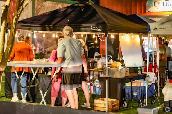 Downtown Lake Placid has a weekly farmers market for Highlands Park Estates residents.