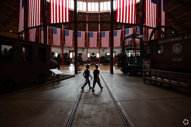 The B&O Railroad Museum is a great place to learn about trains in Lexington Terrace.