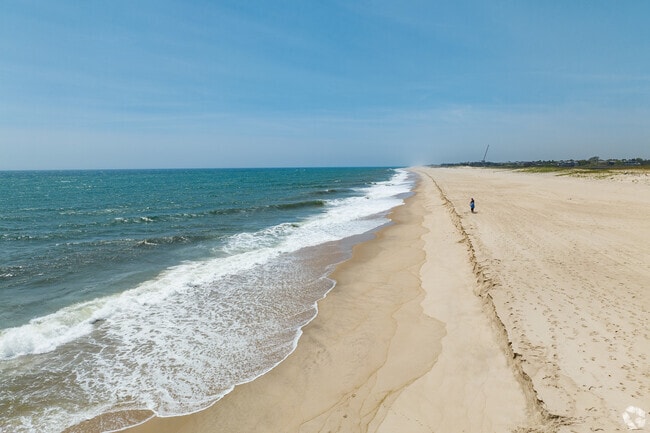 Quogue's main beach offers stunning views and soft fine sand.