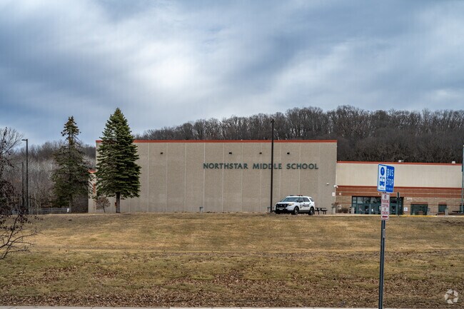 Northstar Middle School is located near the Pinehurst neighborhood.