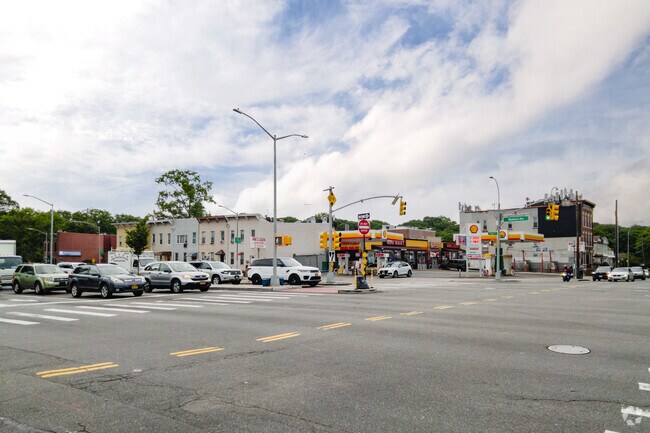 Although Forest Park is in a mostly residential area it also passes through a commercial hub.