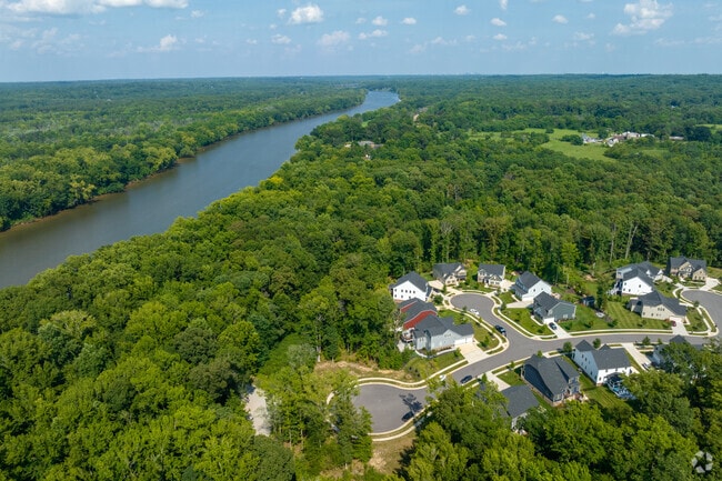 Tarrington neighborhood is walking distance from the Riverfront Park along the James River.