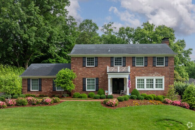 This is a mid century brick constructed home in Riverwood.