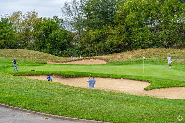 East Carmel has many golf courses close by, Prairie View Golf Club is a beautiful example.