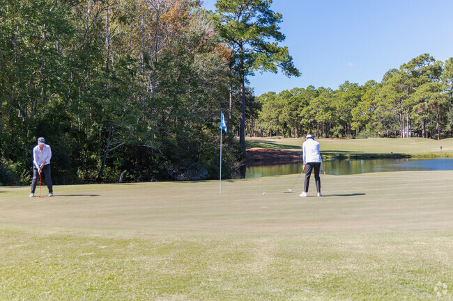 Hagley Estates residents enjoy playing 18 holes of golf at Founders Club in Pawleys Island.