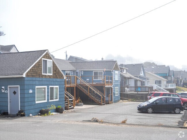 Homes in the Salishan area are close to the water.