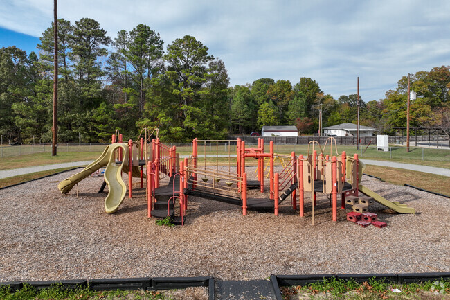 The Mehfoud Elementary School playground is a hit amongst the students during recess.