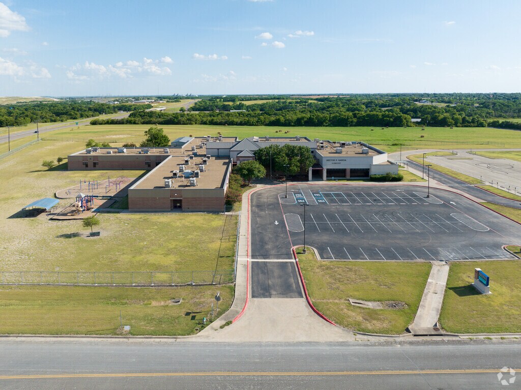 The area of East Temple around Hector P Garcia Elementary School is mostly rural.