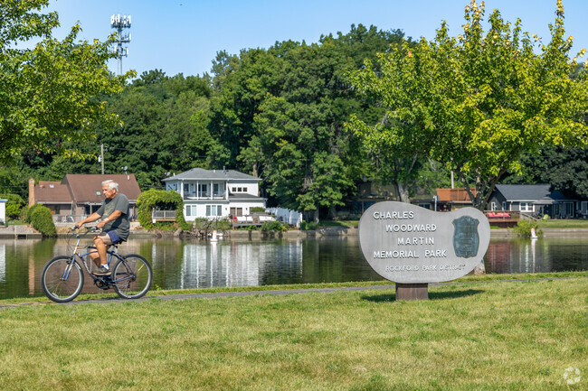 Local residents of Loves Park have plenty of options for cycling in Martin Park.