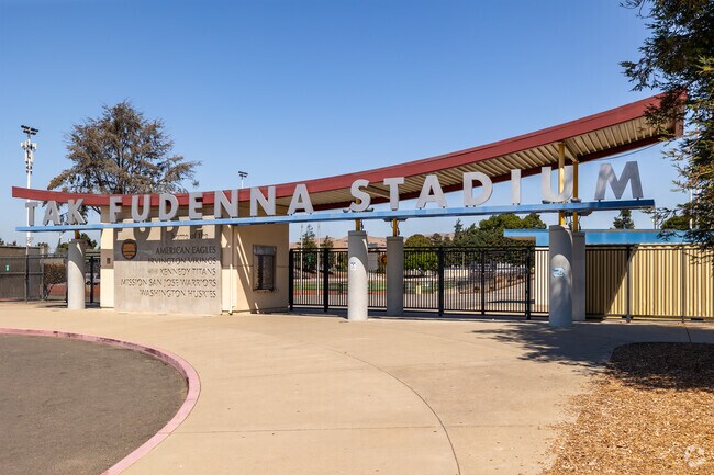 Washington High School, located in Cherry-Guardino, features excellent athletic facilities.