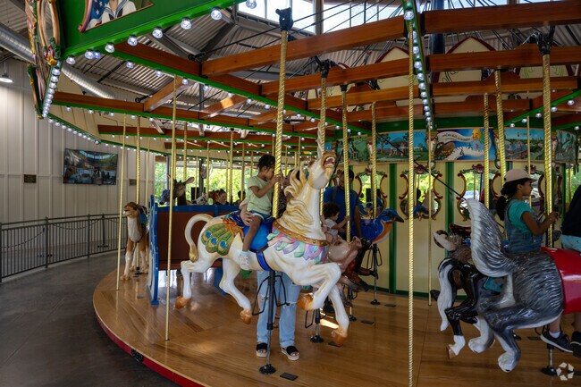 Young riders can enjoy the carousel at Country Park, near Whitehall.