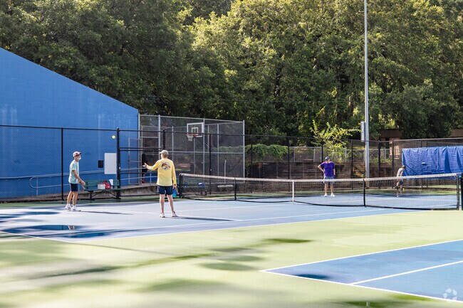 Play a game of pickleball at Winthrop Park while living in Tallahassee, FL.