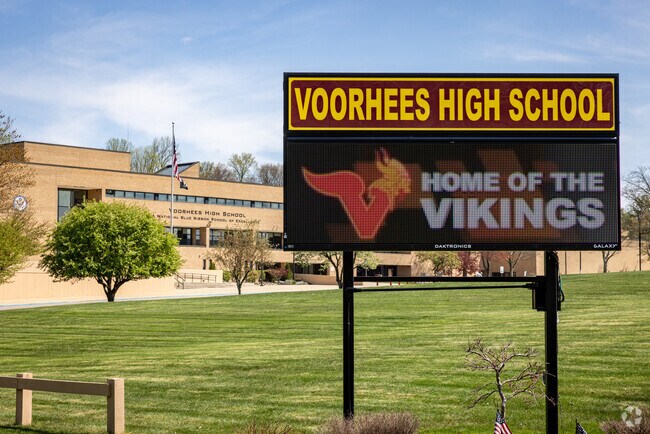 Voorhees High School serves grades 9-12 and earns an A minus from Niche.