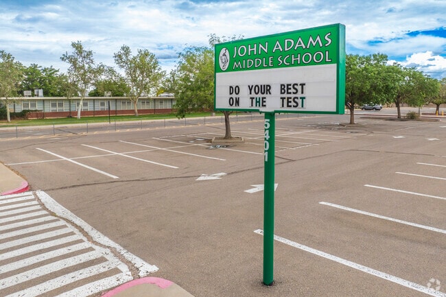 Kids can attend John Adams Middle School.