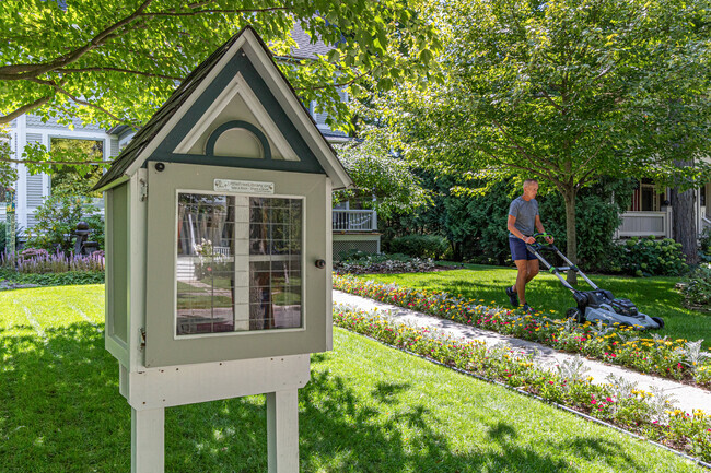 Walking along the sidewalks of Boardman, you will find a few Free Little Libraries.