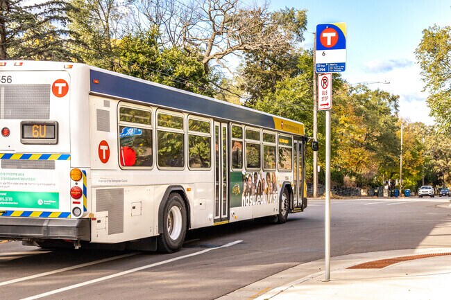 Metro Transit buses stop along France Avenue and Excelsior Boulevard in Morningside