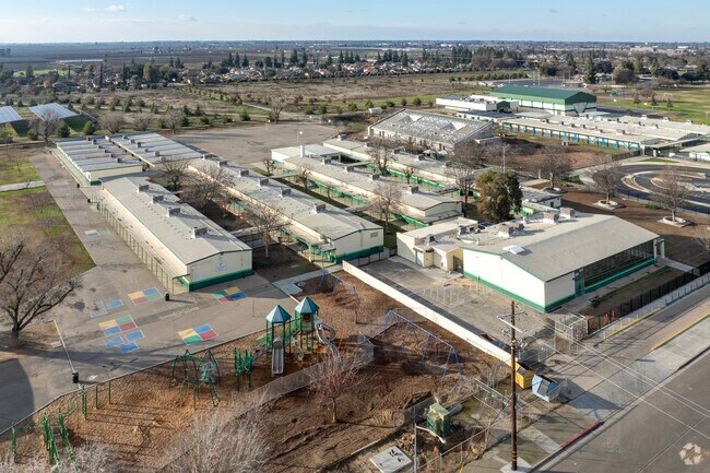 The campus of West Fresno Elementary School in Fresno.