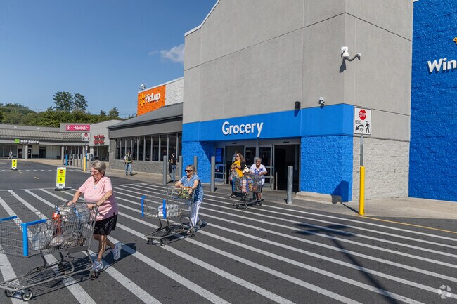 Walmart Supercenter is one of the megastores at Plank Road Commons in Sylvan Hills.