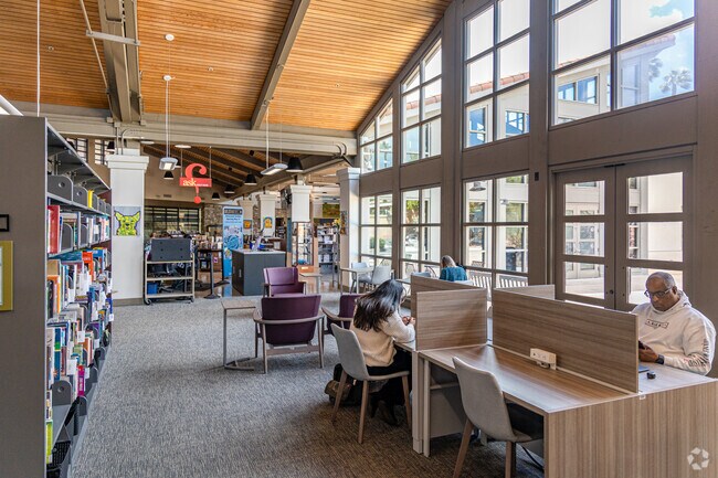 Rancho San Diego Library offers a quiet space to study or read.