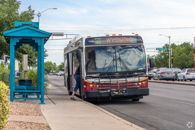 Hodgin residents have convenient access to ABQ Ride.