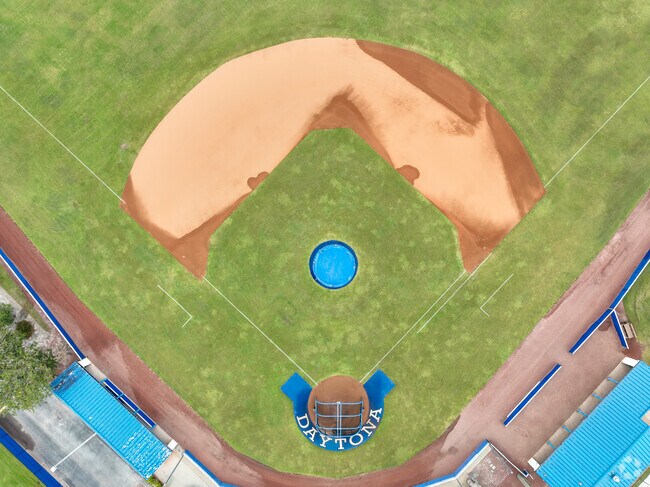 Neighborhood L borders several of the baseball diamonds at Daytona State College.