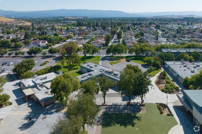 Silver Creek High School western view in Hidden Glen, San Jose, California.