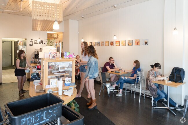 Jam in Parkside sells coffee roasted by the local coffee brand Tipico.