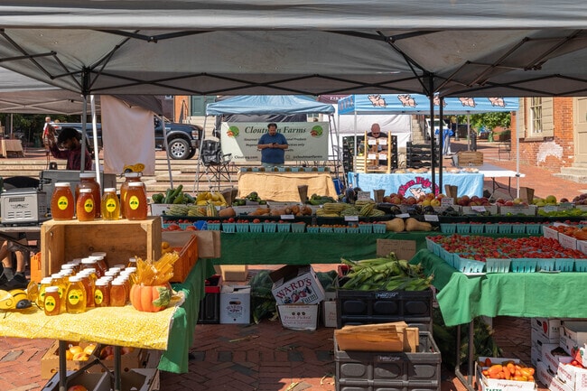 The farmers market in Salem is a great spot for local produce or tasty pastries.