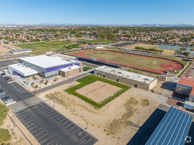 Goodyear's hub for learning: Millennium High in action.